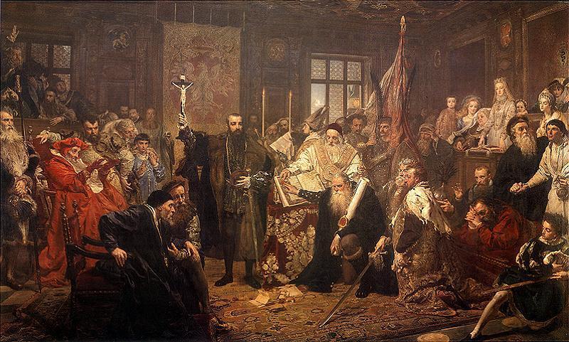Jan Matejko The Union of Lublin oil painting image